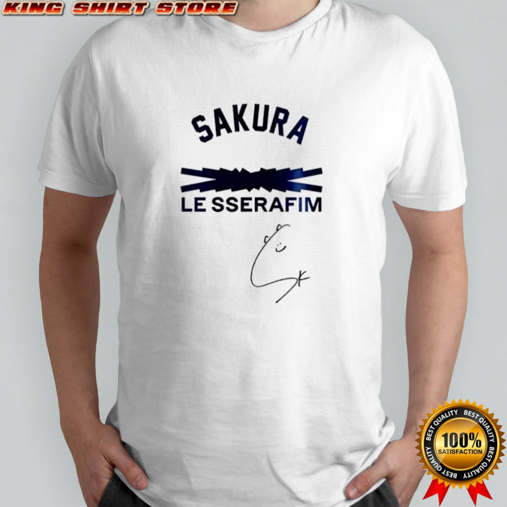 Los Angeles Dodgers Sakura Le Sserafim signature shirt