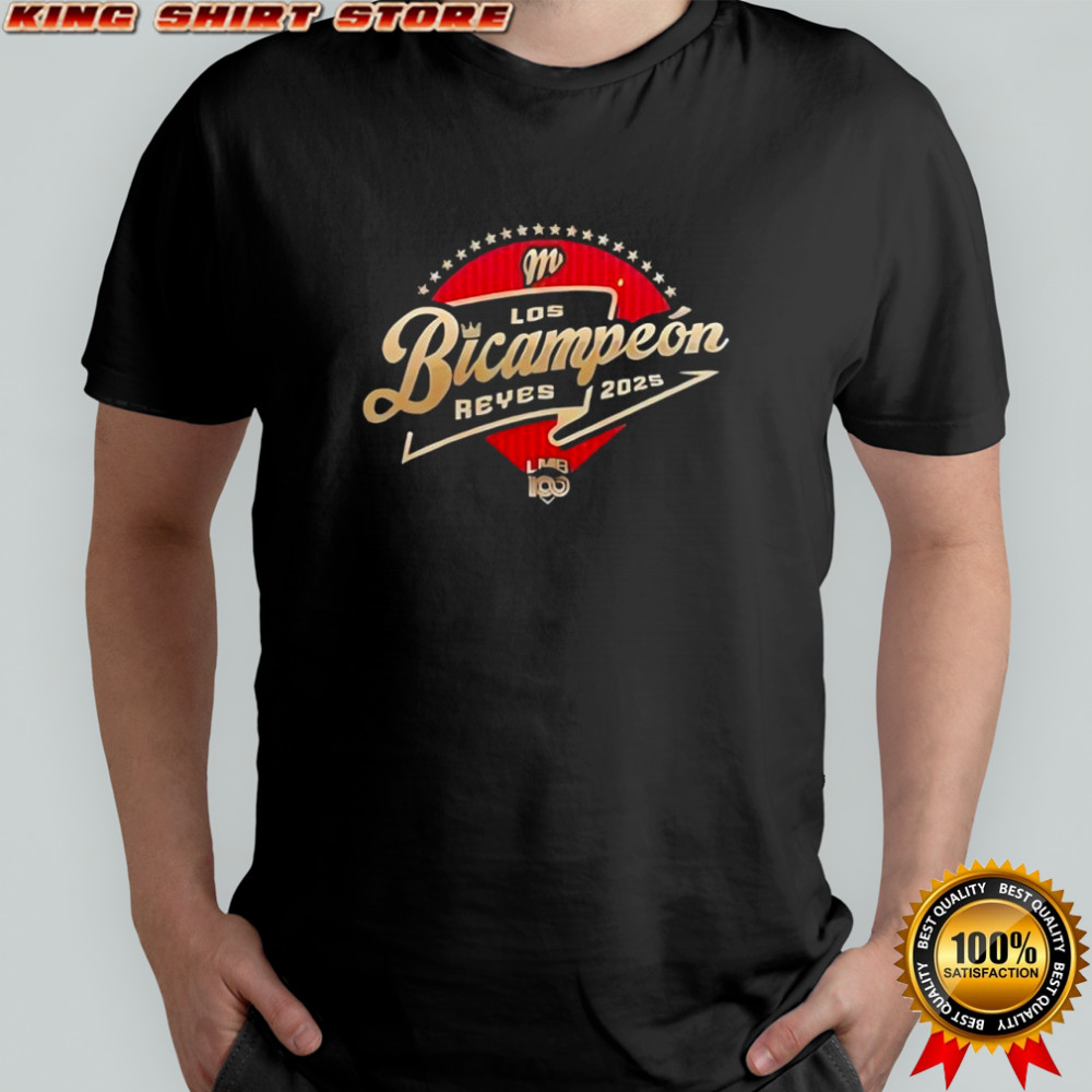 Los Bicampeón Reyes 2025 Diablos Rojos del México baseball logo shirt