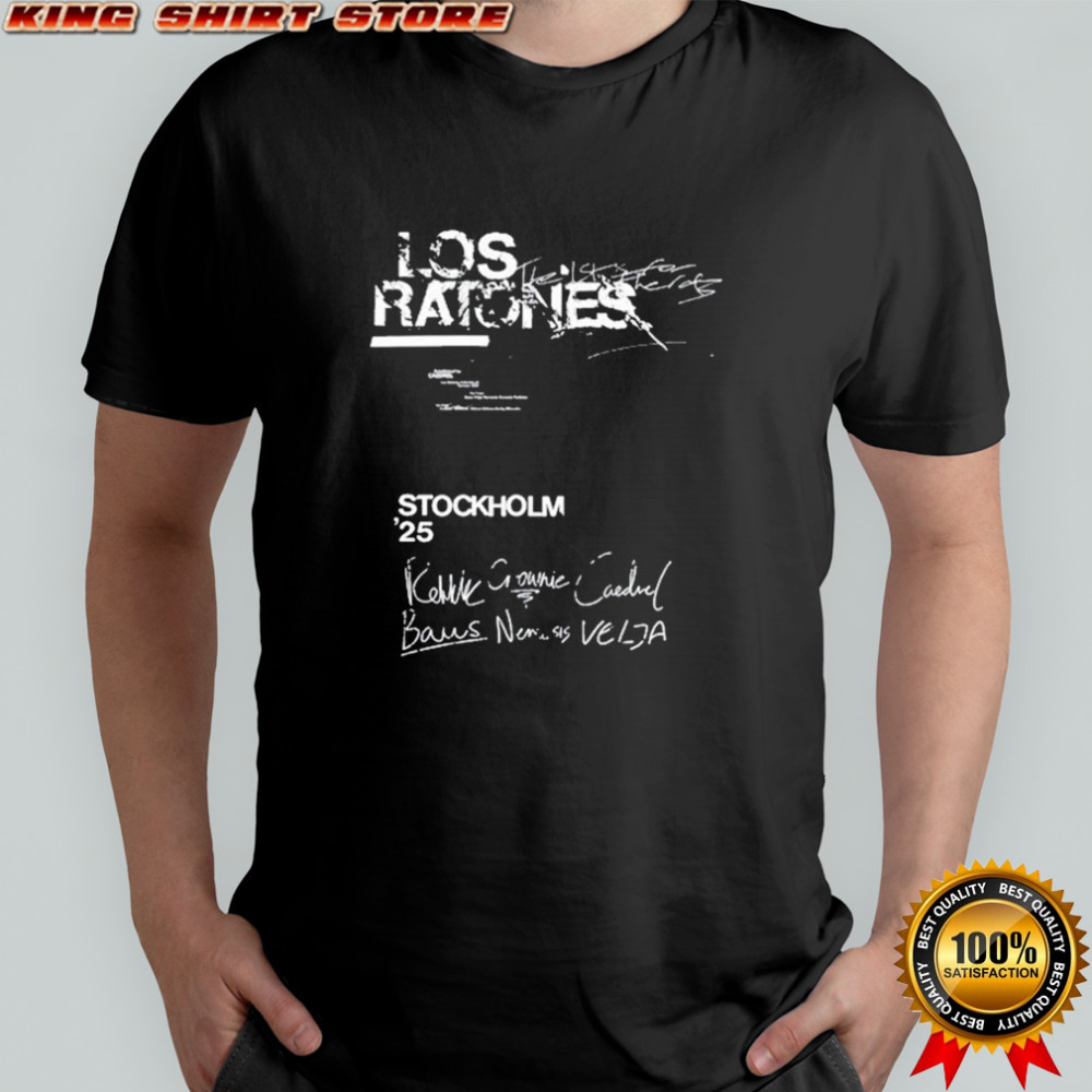 Los Ratones LOL Stockholm 2025 Signatures T-Shirt