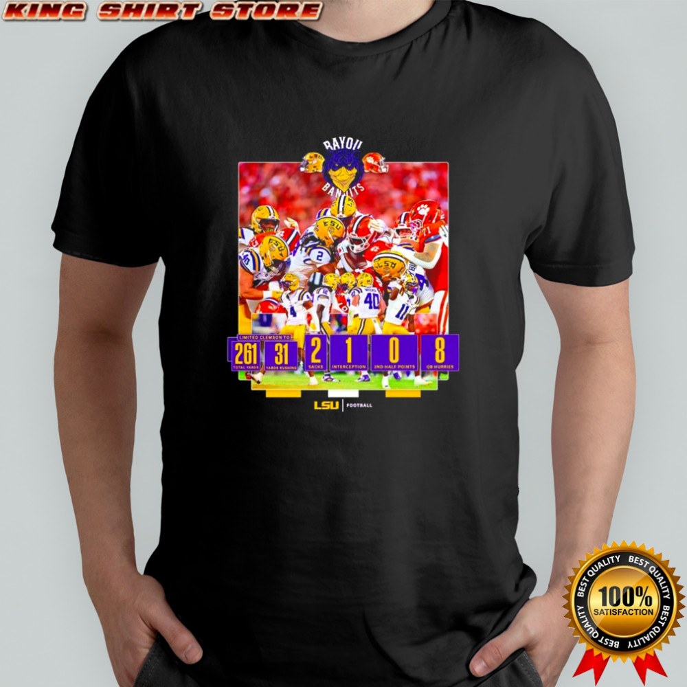 LSU Football Bayou Bandits 2025 shirt