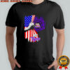 LSU Tigers Fire Dept American Flag shirt