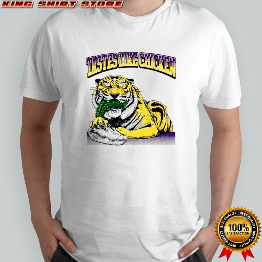 LSU Tigers vs Florida Gators Tastes Like Chicken shirt