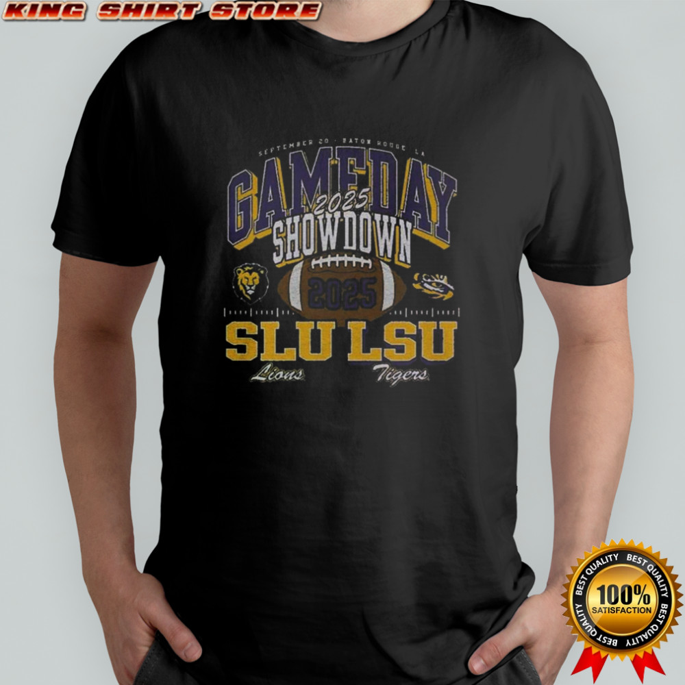 LSU Tigers Vs Southeastern Louisiana Football 2025 Gameday Showdown Shirt