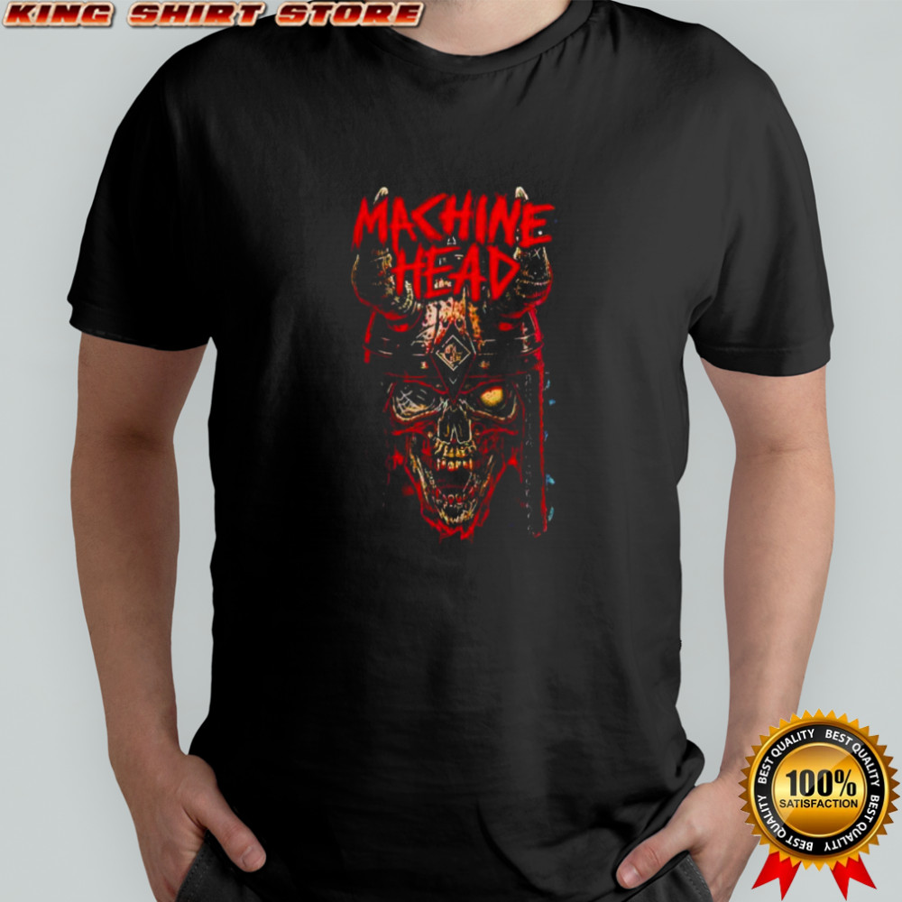 Machine Head Red Viking Skull Metal Band shirt