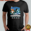 Mariners 2025 AL West Division Champions mascot shirt