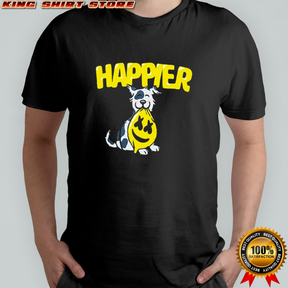 Marshmello Happier Dog T-shirt