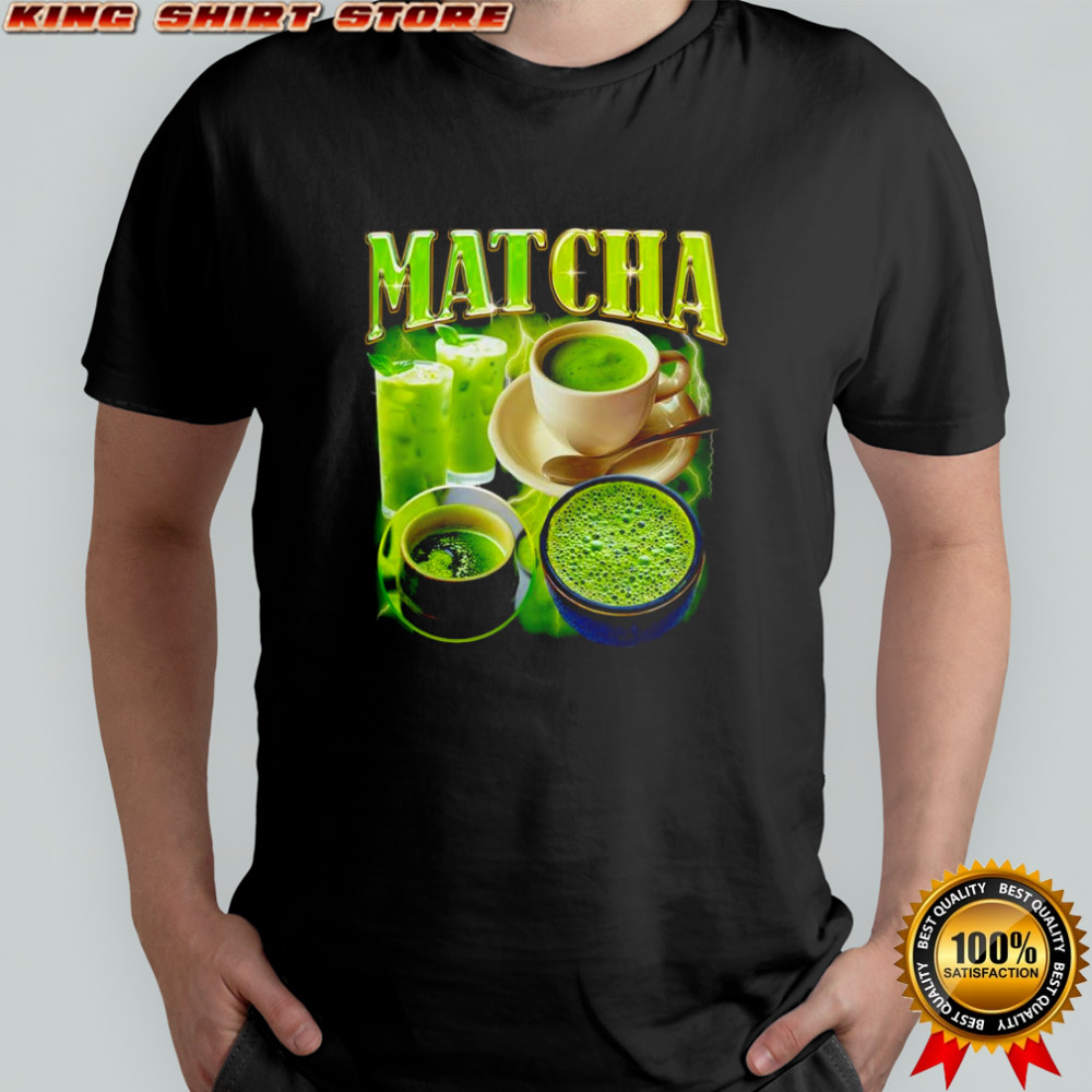 Matcha vintage rap lighting shirt