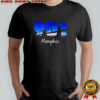 Memphis 901 Bridge City Skyline Inside Numbers shirt
