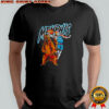 Memphis Skeleton with Flaming Basketball and Grizzly Bear shirt