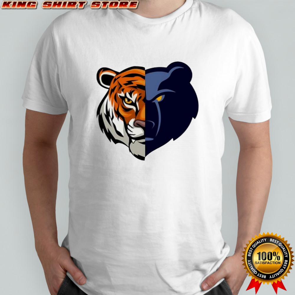 Memphis Tigers and Grizzlies mashup logo shirt