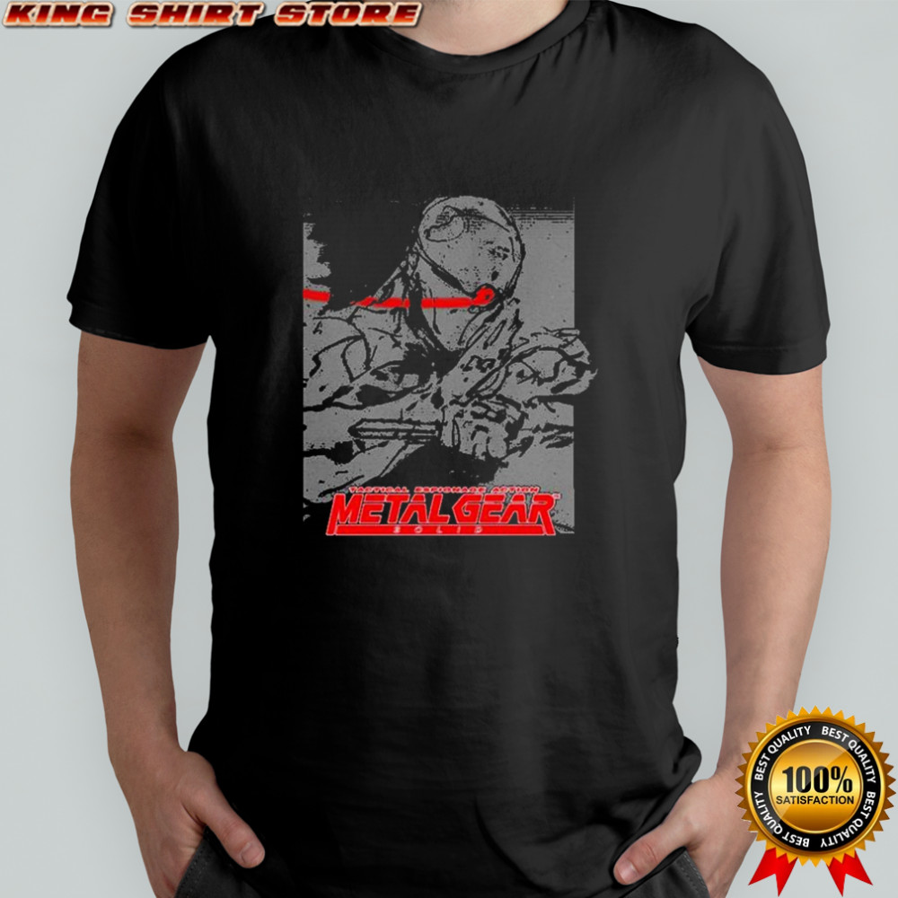 Metal Gear Solid Tactical Spinal Action Grey Fox T-shirt