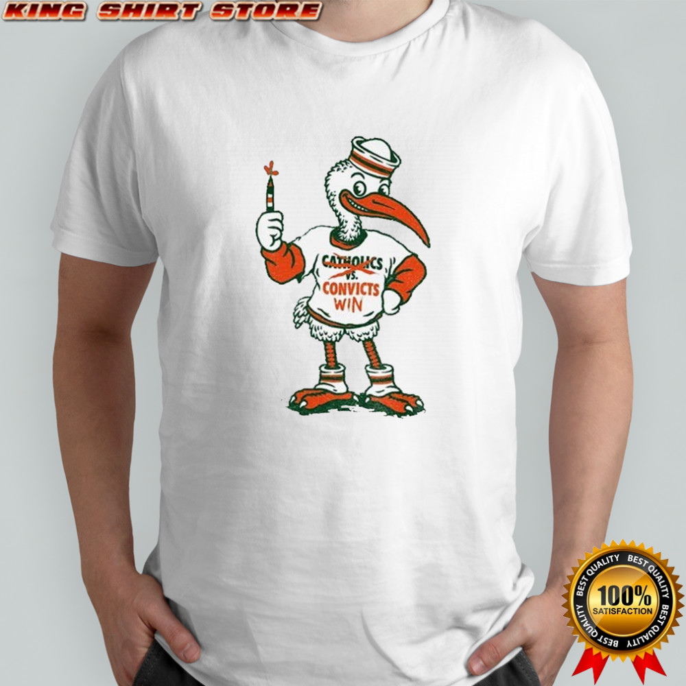 Miami Hurricanes 27-24 Notre Dame Convicts win shirt