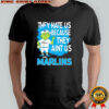 Miami Marlins Grinch Christmas They Hate Us Ain’t Us shirt