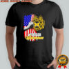 Michigan Wolverines Fire Dept American Flag shirt