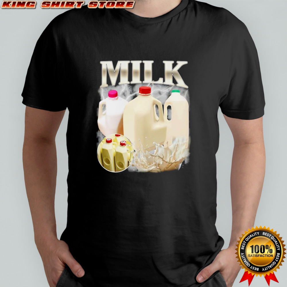 Milk vintage rap lighting shirt