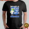 Milwaukee Brewers Grinch Christmas They Hate Us Ain’t Us shirt