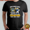 Milwaukee Brewers Mascot NL Central Central Division Champions Back To Back To Back shirt