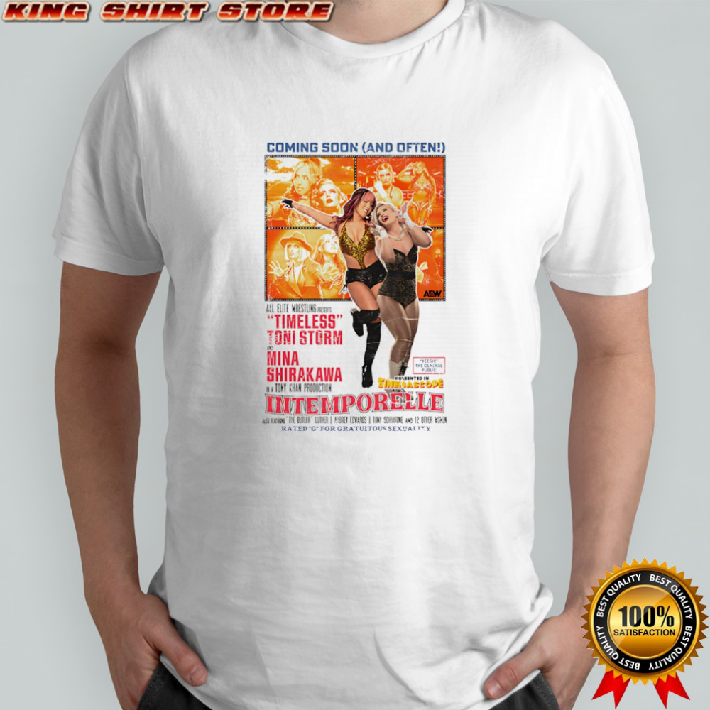 Mina Shirakawa and Toni Storm Intemporelle shirt