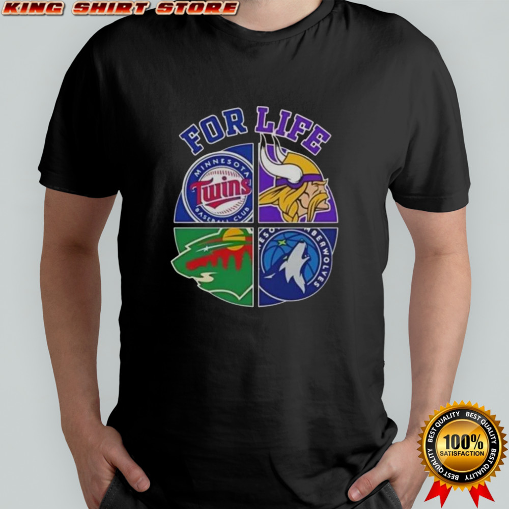 Minnesota Sports For Life Logo T-Shirt