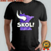 Minnesota Viking football SKOL silhouette retro style shirt