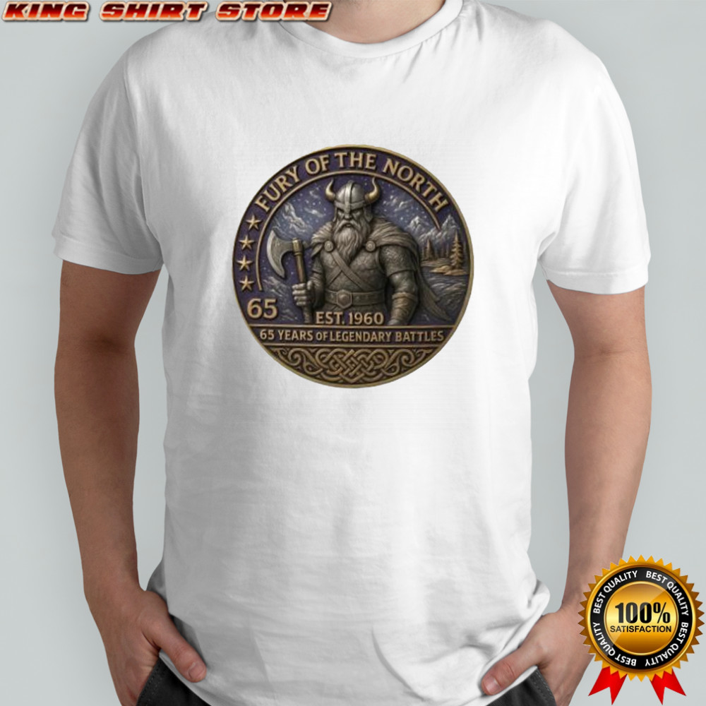 Minnesota Vikings 65Th Anniversary Commemorative Fury Of The North Shirt