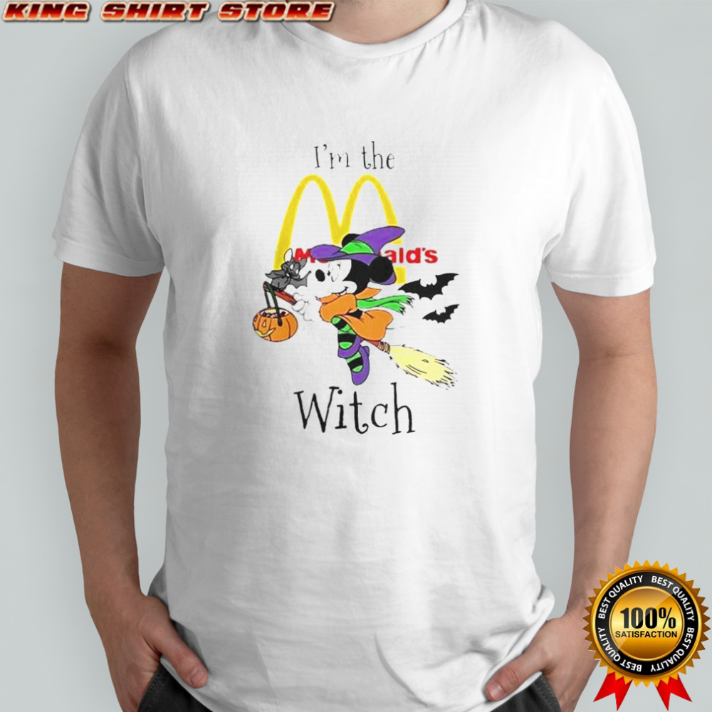 Minnie Mouse I’m The McDonald’s Witch Trick Or Treat Halloween T-Shirt