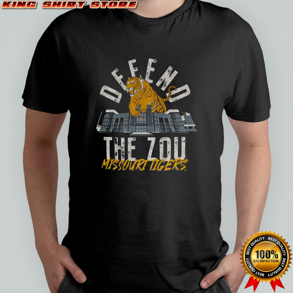 Missouri Tigers Football NFL Defend The Zou logo shirt