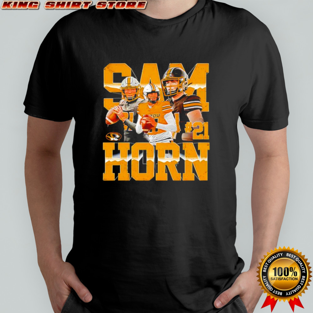 Mizzou Tigers NIL Sam Horn #21 Character Design shirt