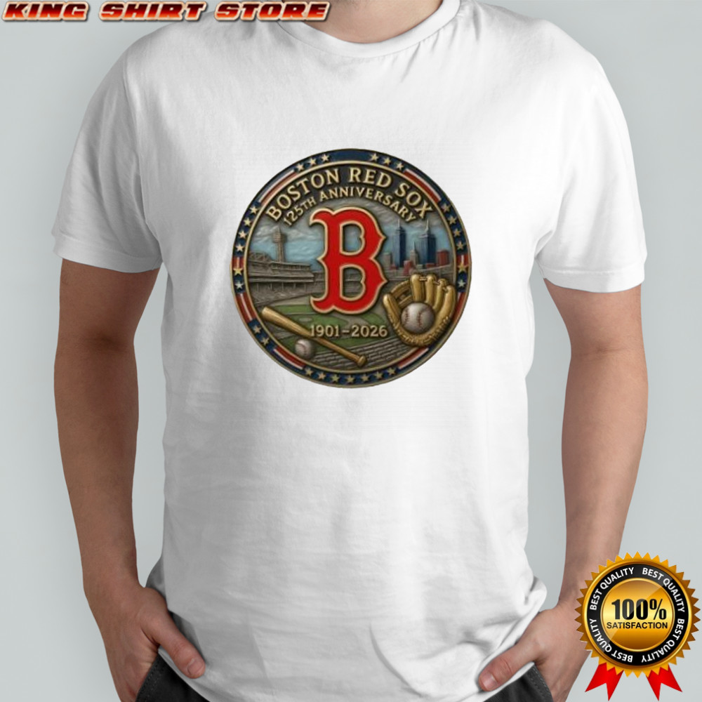 MLB Boston Red Sox 125Th Anniversary Commemorative 1901-2026 Shirt