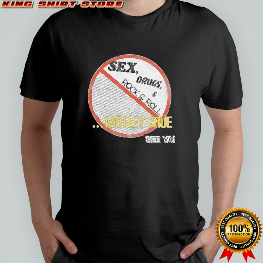 Motley Crue No Fun Tour 1984 T-shirt