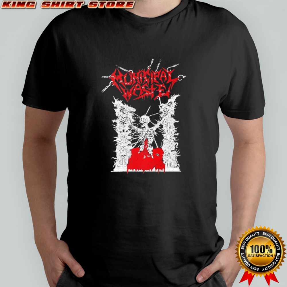 Municipal Waste Hooked T-shirt