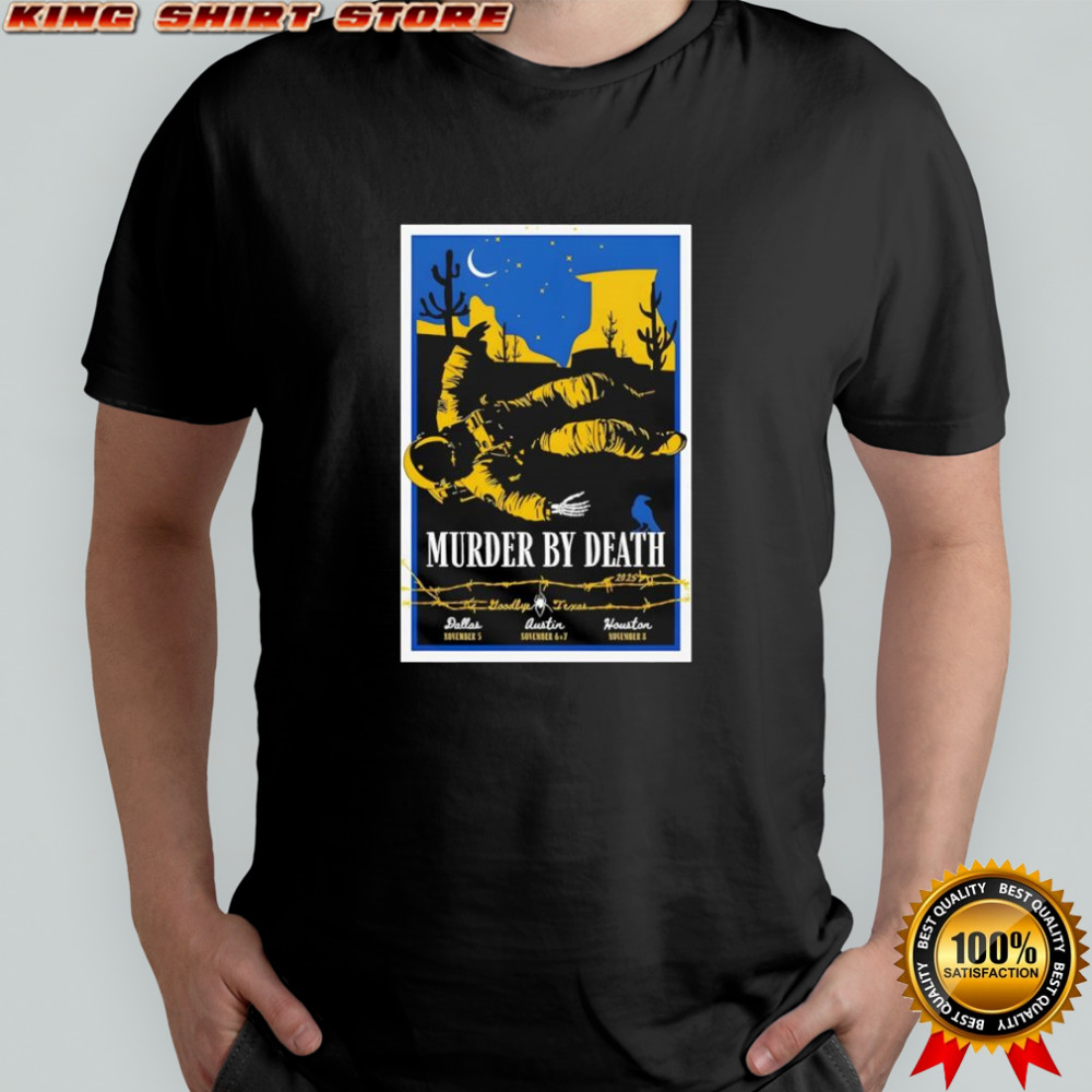 Murder By Death Fall Tour 2025 The Heights Theater Poster shirt