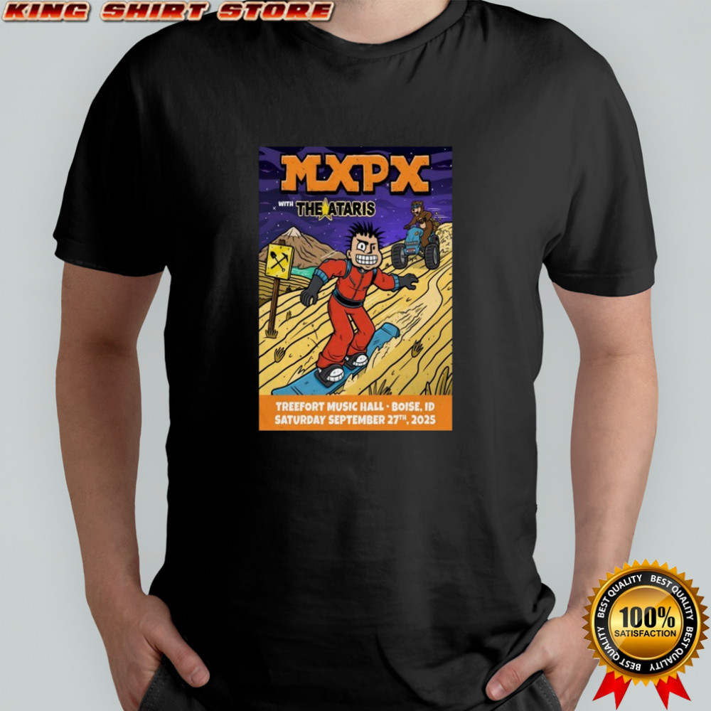 MXPX 9-27-2025 Treefort Music Hall In Boise ID T-shirt