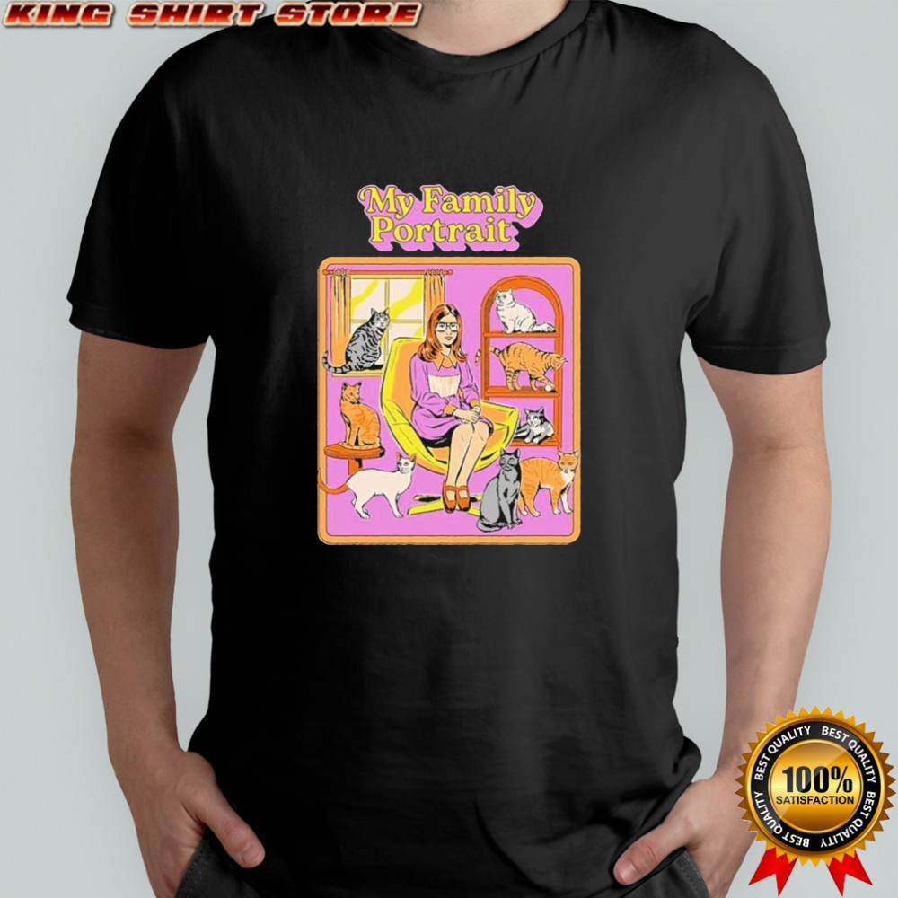 My Family Portrait Cats T-shirt