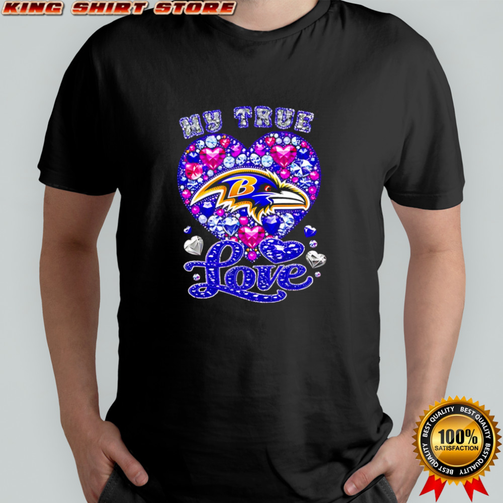 My True Love Baltimore Ravens twinkle shirt
