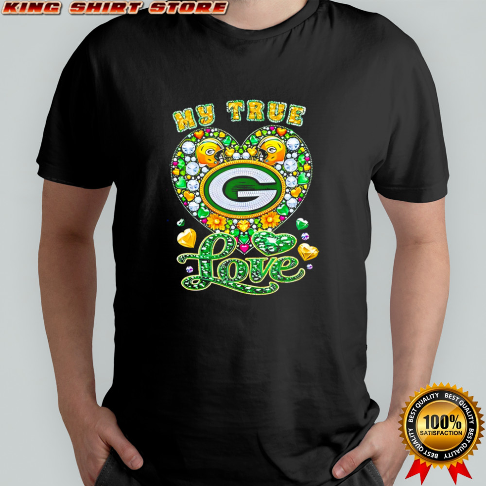 My True Love Green Bay Packers twinkle shirt