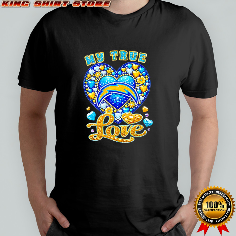 My True Love Los Angeles Chargers twinkle shirt