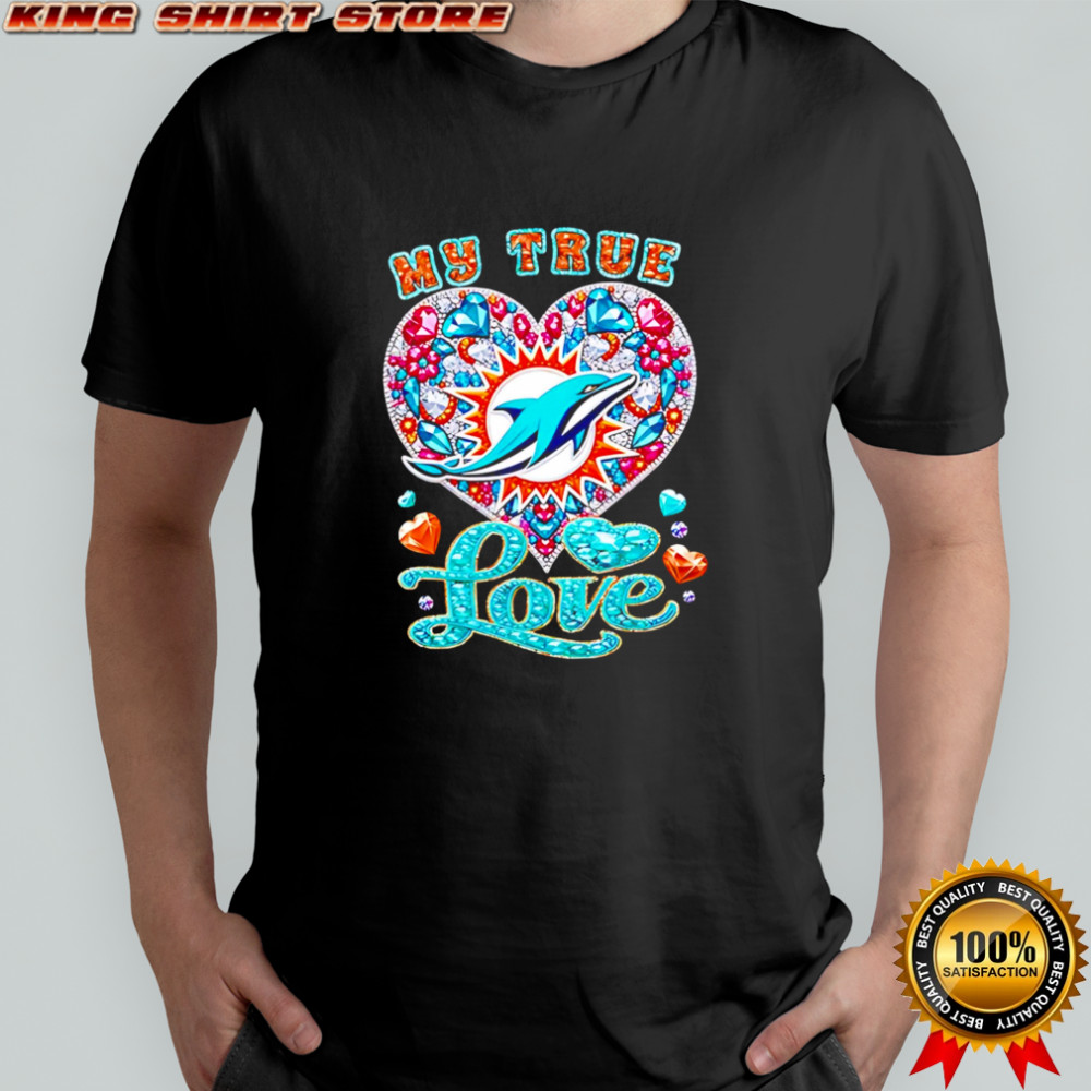 My True Love Miami Dolphins twinkle shirt