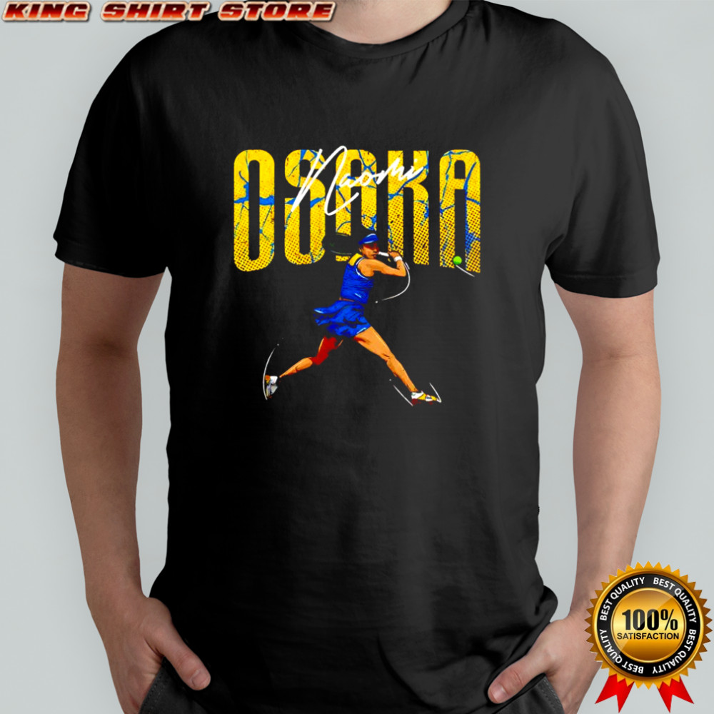 Naomi Osaka Tennis player name sinature shirt