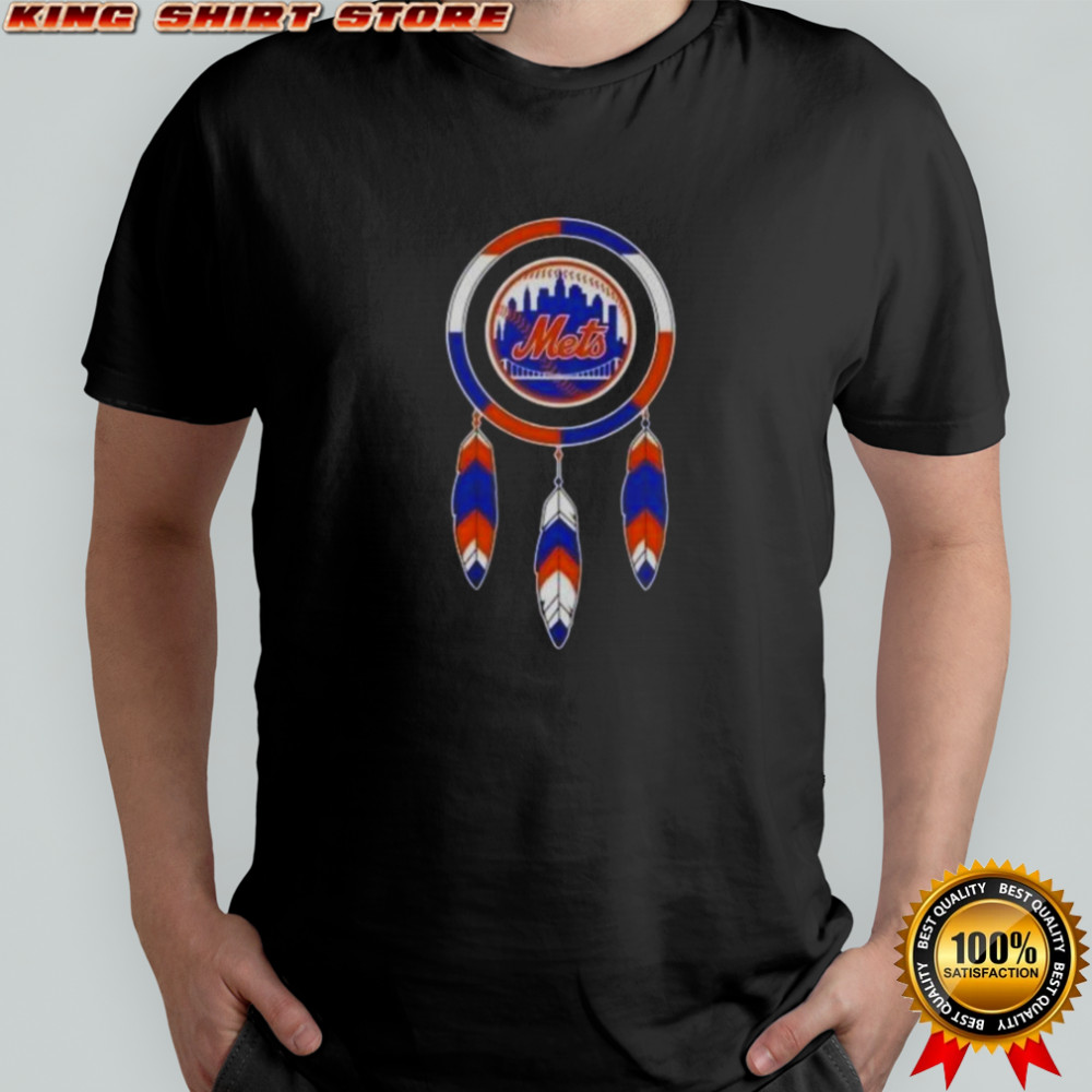 Native American Indians X New York Mets Baseball T-Shirt