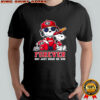 NCAA Georgia Bulldogs Snoopy Forever not just when we win shirt