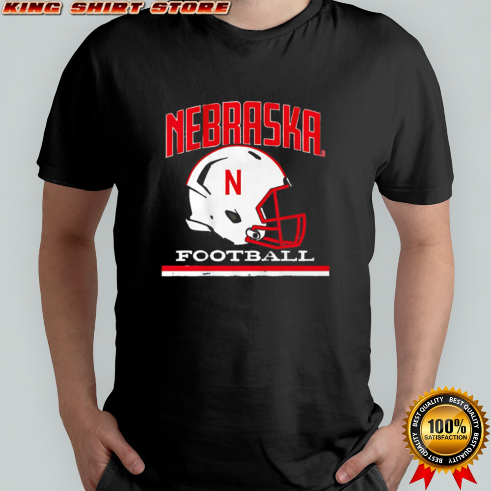Nebraska Football classic helmet logo collegiate sport shirt