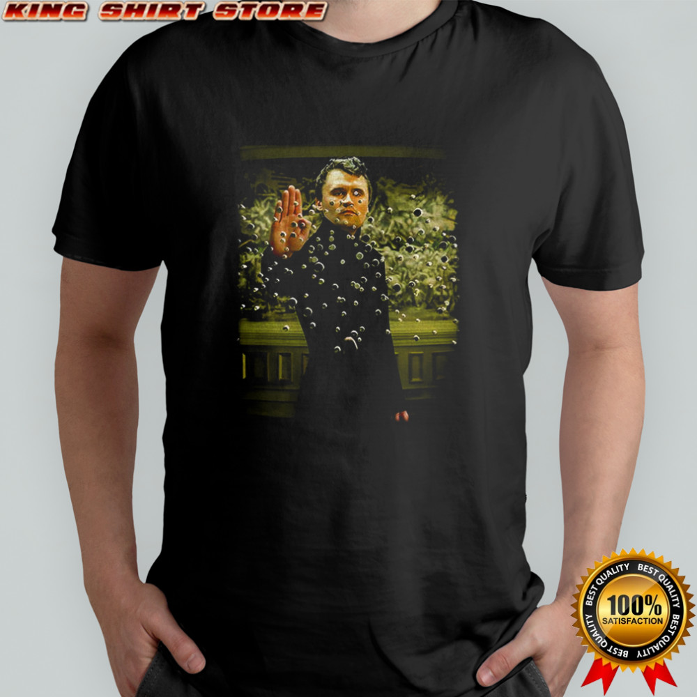 Neo The Matrix block bullets x Charlie Kirk 2025 shirt