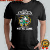 Never Underestimate a Woman Who Understands Football and Loves Notre Dame shirt