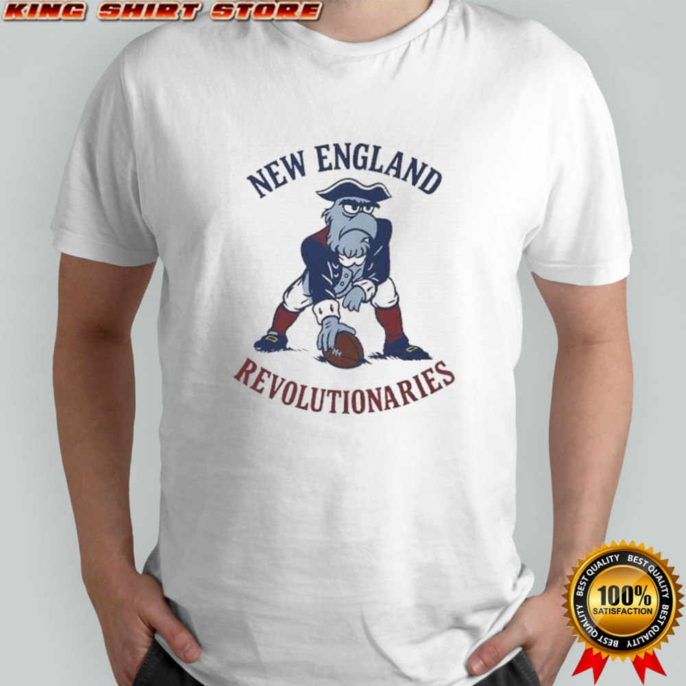New England Revolutionaries patriots pro football Sam Eagle muppets shirt