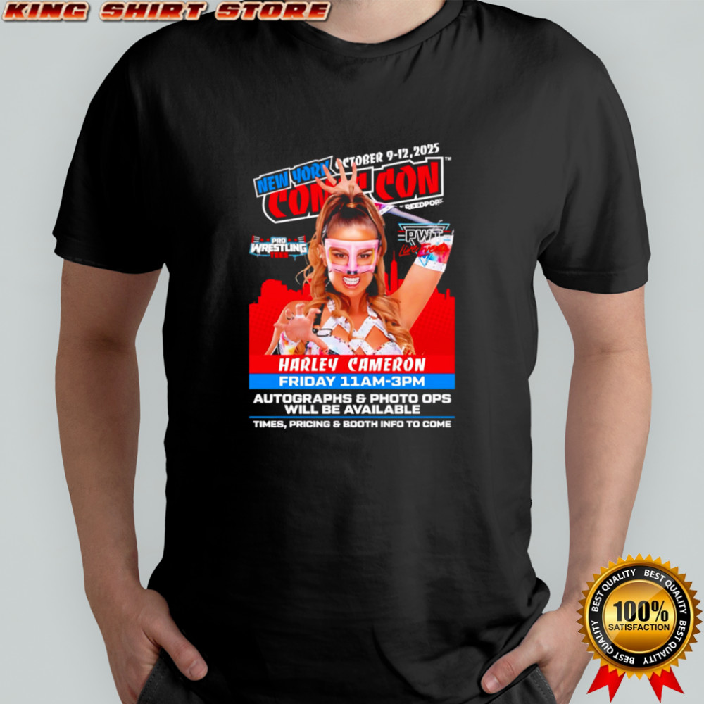 New York Comic Con Harley Cameron PWT Live shirt