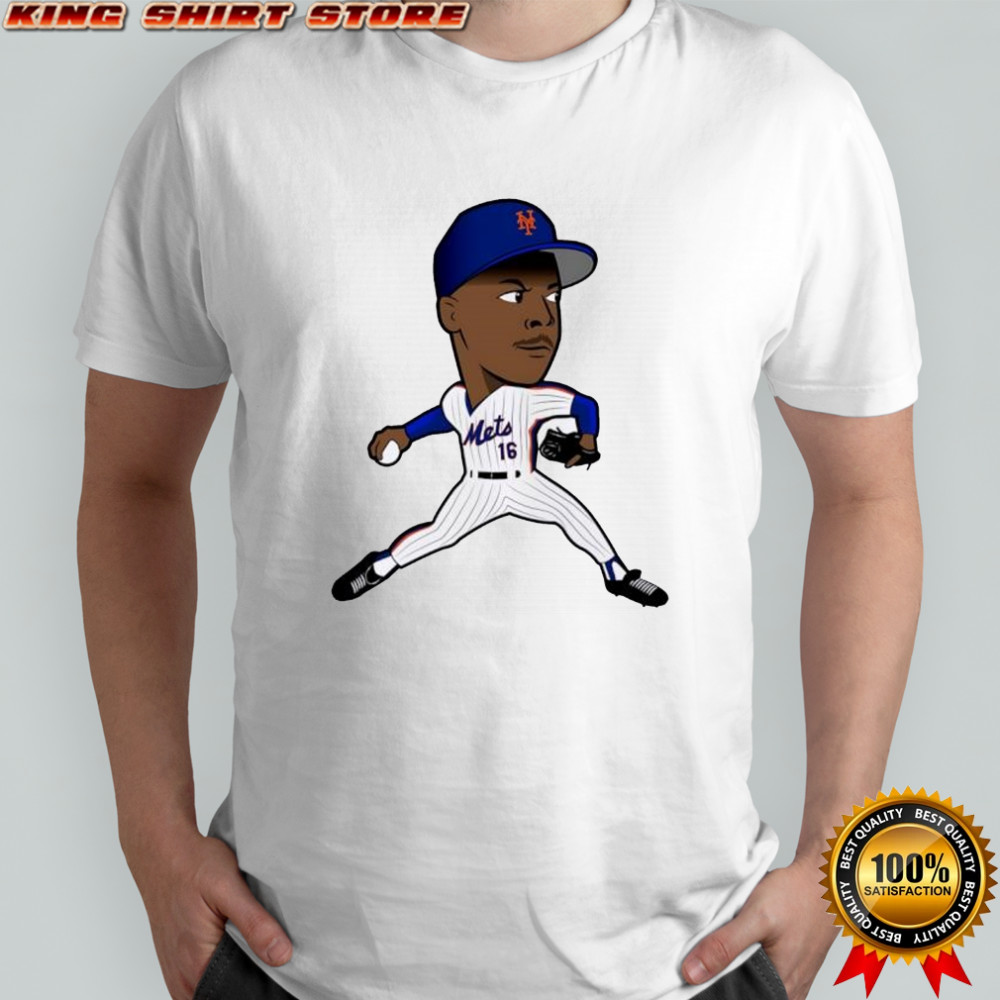 New York Mets #16 Baseball Player Caricature cartoon shirt