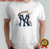 New York Yankees Looney Tunes cartoon character mashup shirt
