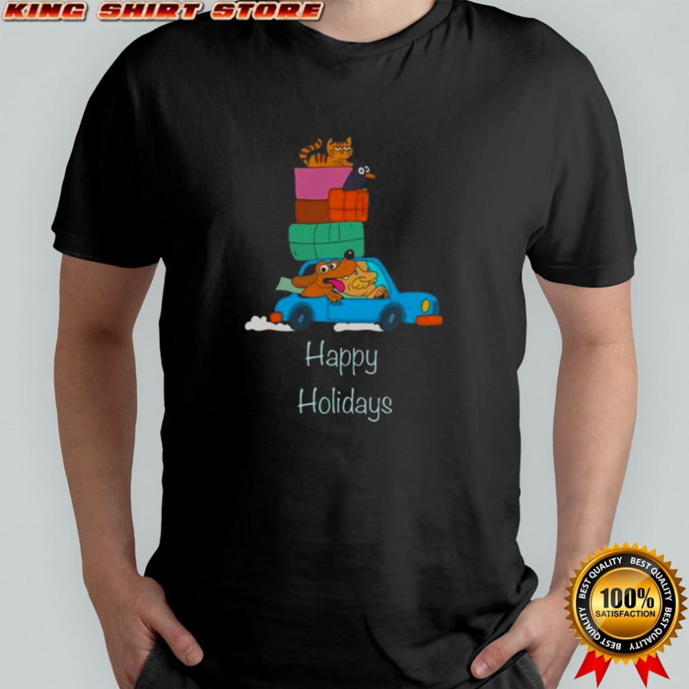 Nice Road Trip Happy Holidays T-Shirt