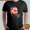 Nipsey Hussle rapper portrait graphic shirt